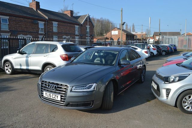 Audi A8 3.0 Tdi V6 Sport Executive Saloon Tiptr YL15CZY Grey #4