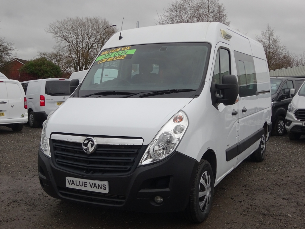 Vauxhall Movano L2 H2 Mwb BK69SVT White #5