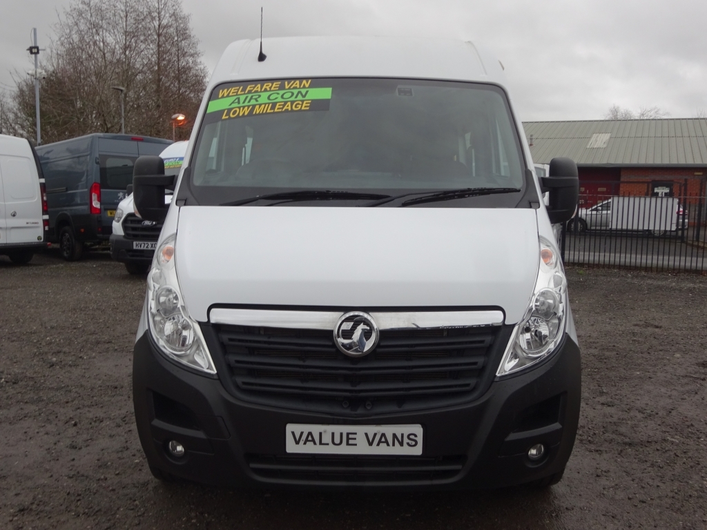 Vauxhall Movano L2 H2 Mwb BK69SVT White #2