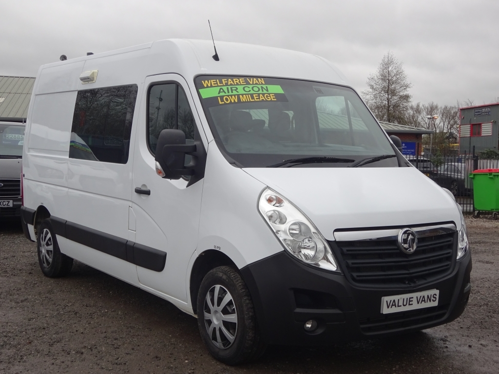 Vauxhall Movano L2 H2 Mwb White