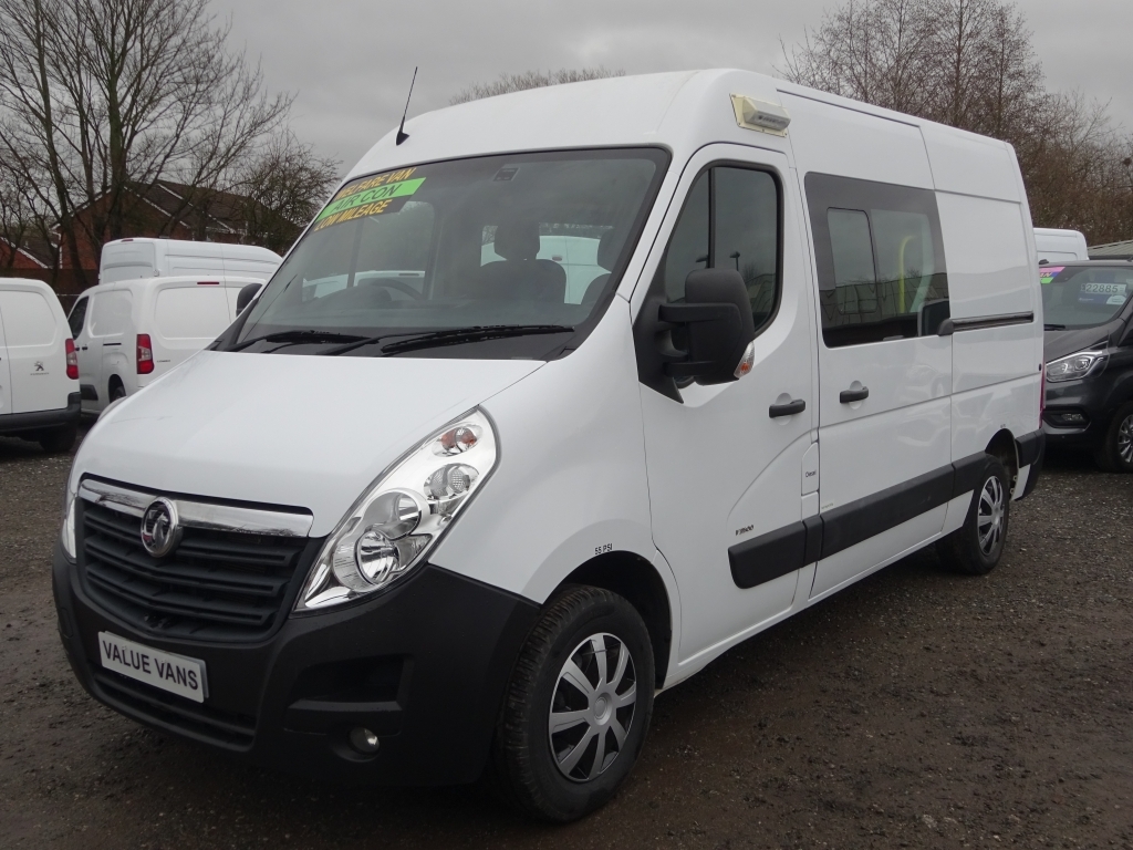 Vauxhall Movano L2 H2 Mwb BK69SVT White #3
