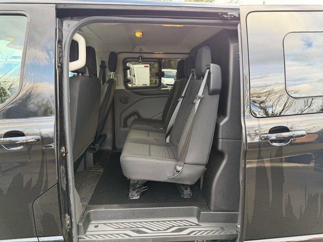 Ford Transit Custom 300 Ecoblue Limited Crew YN21RXL Black #5