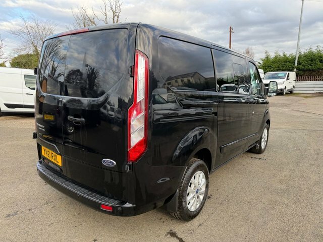Ford Transit Custom 300 Ecoblue Limited Crew YN21RXL Black #2