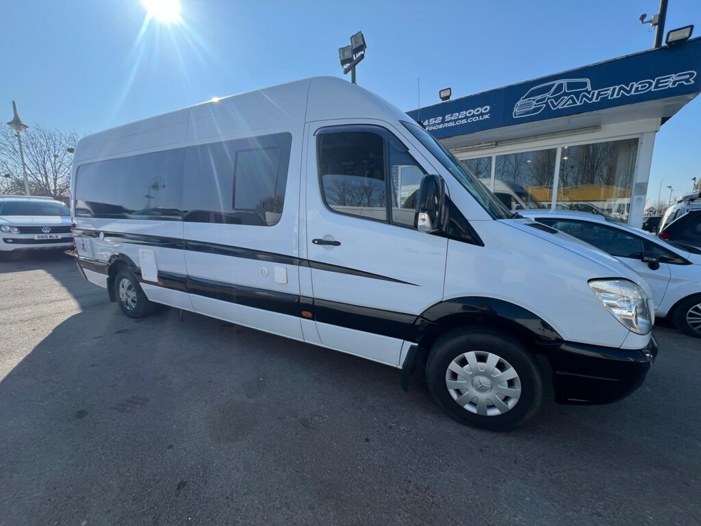 Mercedes-Benz Sprinter Campervan White #6