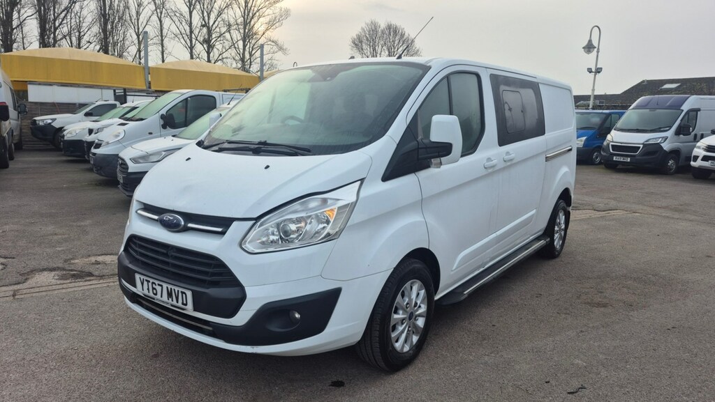 Ford Transit Custom 2.0 Tdci 130Ps Low Roof Dcab Limited Van White