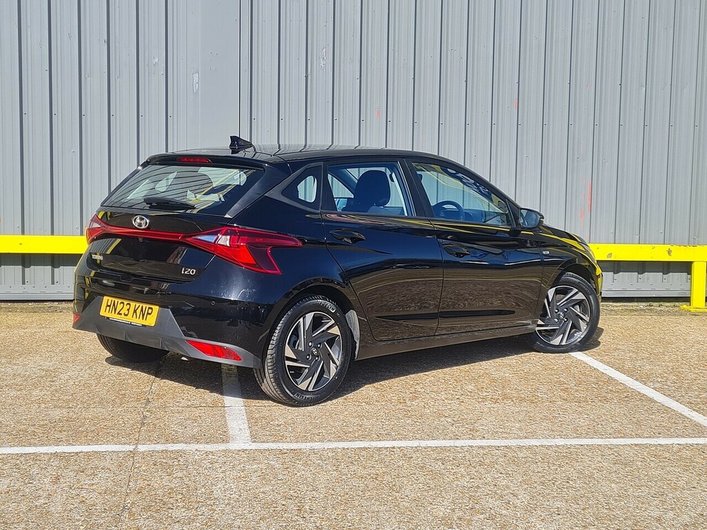 Hyundai I20 1.0 T-gdi Mhev Se Connect Hatchback Hyb HN23KNP Black #4