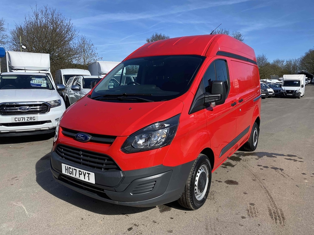 Ford Transit Custom 2.0 Tdci 310 Trend Panel Van L2 HG17PYT Red #3