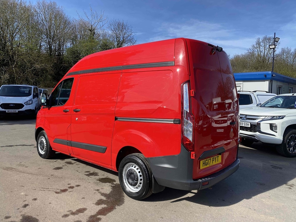 Ford Transit Custom 2.0 Tdci 310 Trend Panel Van L2 HG17PYT Red #5