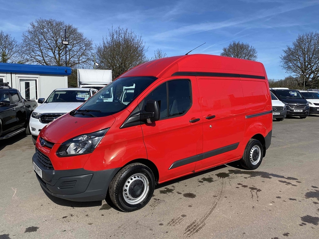 Ford Transit Custom 2.0 Tdci 310 Trend Panel Van L2 HG17PYT Red #4