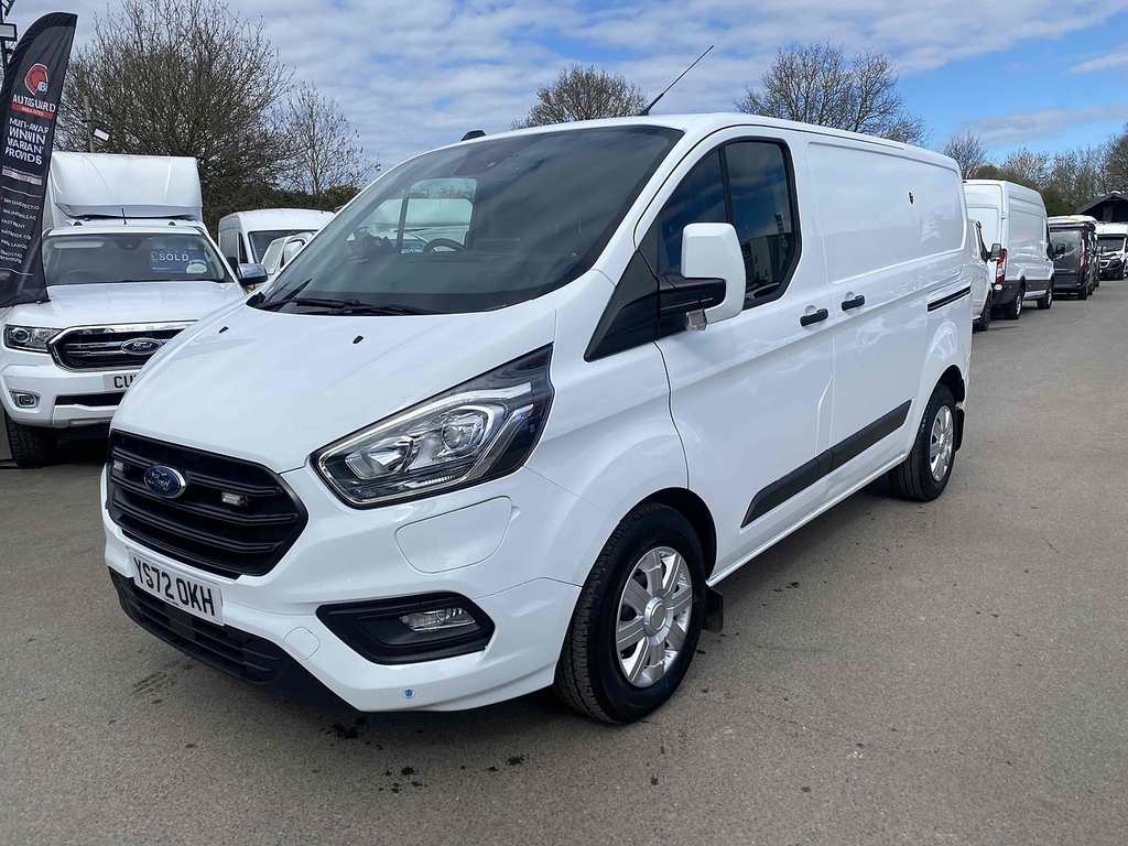 Ford Transit Custom 340 Fox Trend Panel Van 1.0 Plug- YS72OKH White #3
