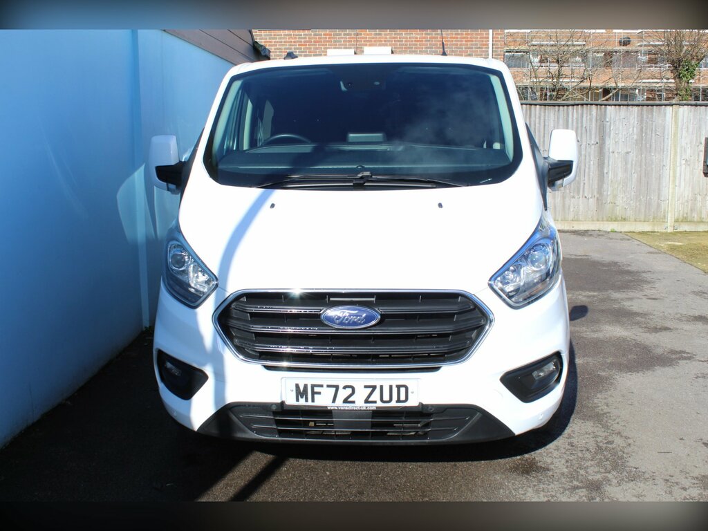 Ford Transit Custom 300 Limited 2.0 Ecoblue 130 5 Seat Crew Air Con Cr MF72ZUD White #3