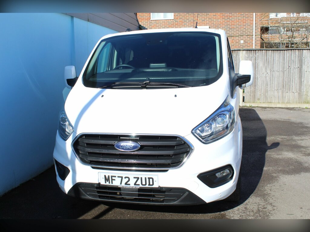 Ford Transit Custom 300 Limited 2.0 Ecoblue 130 5 Seat Crew Air Con Cr MF72ZUD White #4