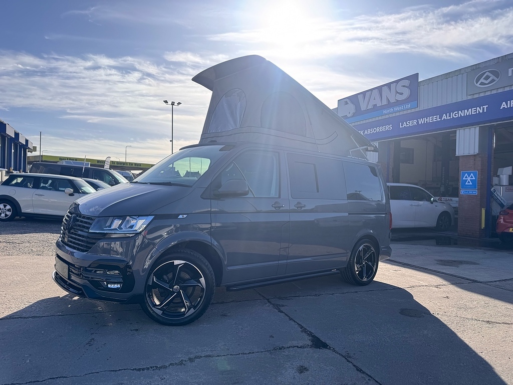 Volkswagen Transporter Tdi T28 Highline Camper VE22XPZ Grey #2