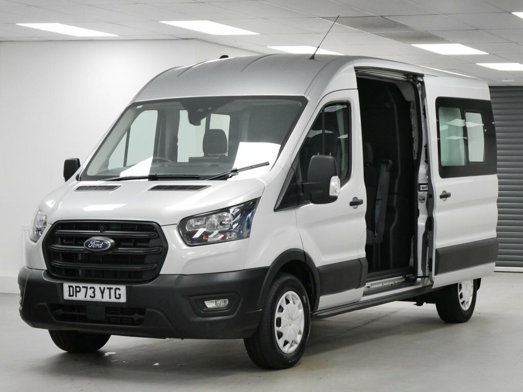 Ford Transit Custom 2L 2.0 350 Ecoblue Trend Crew Van Double Cab D DP73YTG Silver