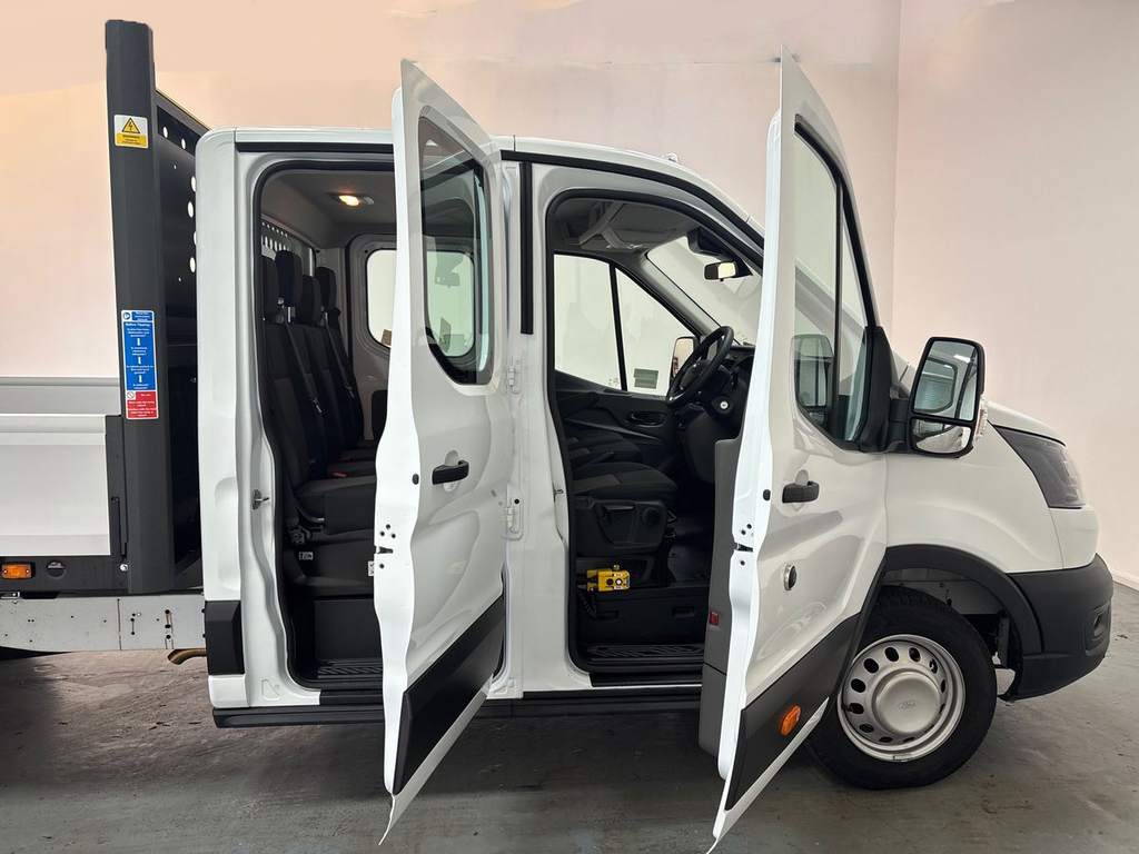 Ford Transit Custom 350 Tipper L3 Lwb Dcab 2.0 Ecoblue 130Ps DX26TTT White #3
