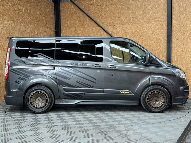 Ford Tourneo Custom 2.0 310 Msrt Vr46 Super Rare Van Titanium Minibus OY18ZDF Grey #2