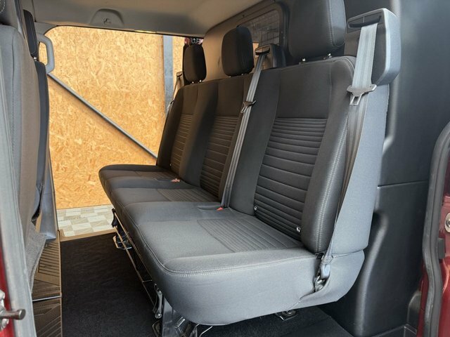 Ford Transit Custom 2.0 300 Ecoblue Limited Crew Van Double Cab Di HD21FLB Red #3