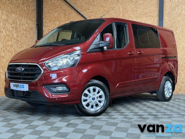 Ford Transit Custom 2.0 300 Ecoblue Limited Crew Van Double Cab Di Red