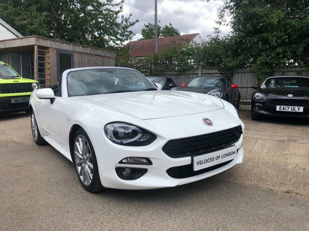 Fiat 124 Spider Convertible White