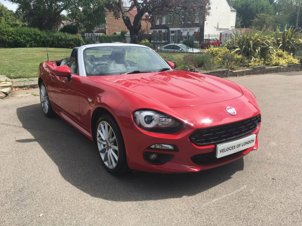 Fiat 124 Spider Convertible Red #6