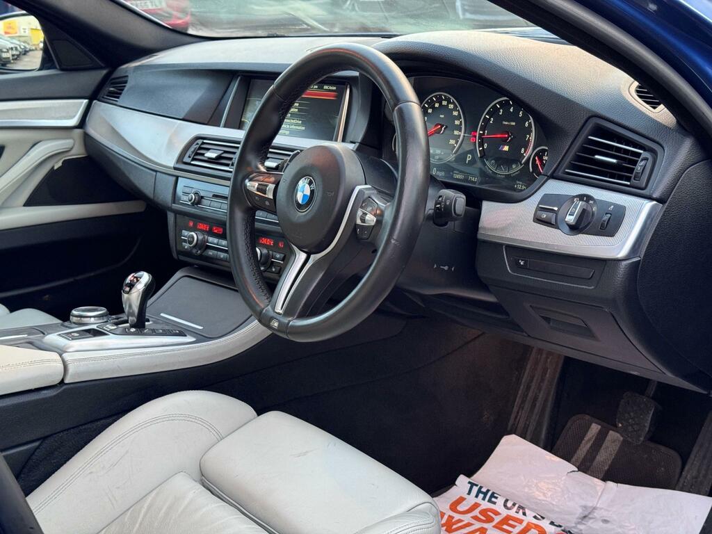 BMW M5 Auto YE63DMY Blue #4