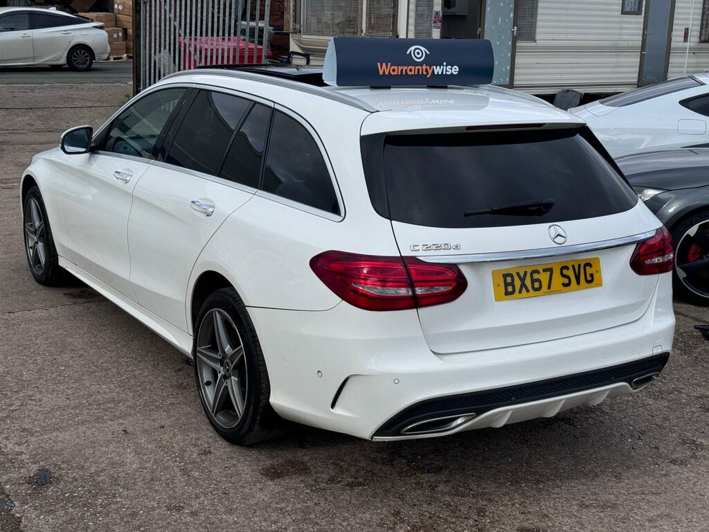Mercedes-Benz C Class 2.1 C220d Amg Line Estate 9G-tronic Eu BX67SVG White #5