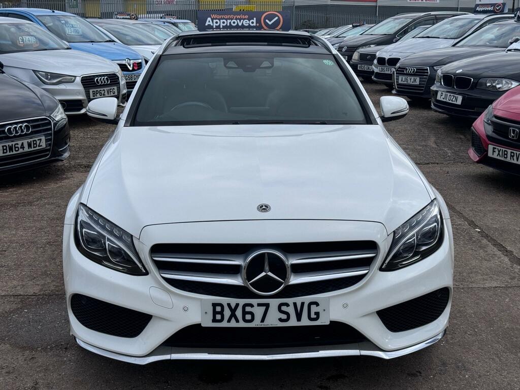 Mercedes-Benz C Class 2.1 C220d Amg Line Estate 9G-tronic Eu BX67SVG White #3