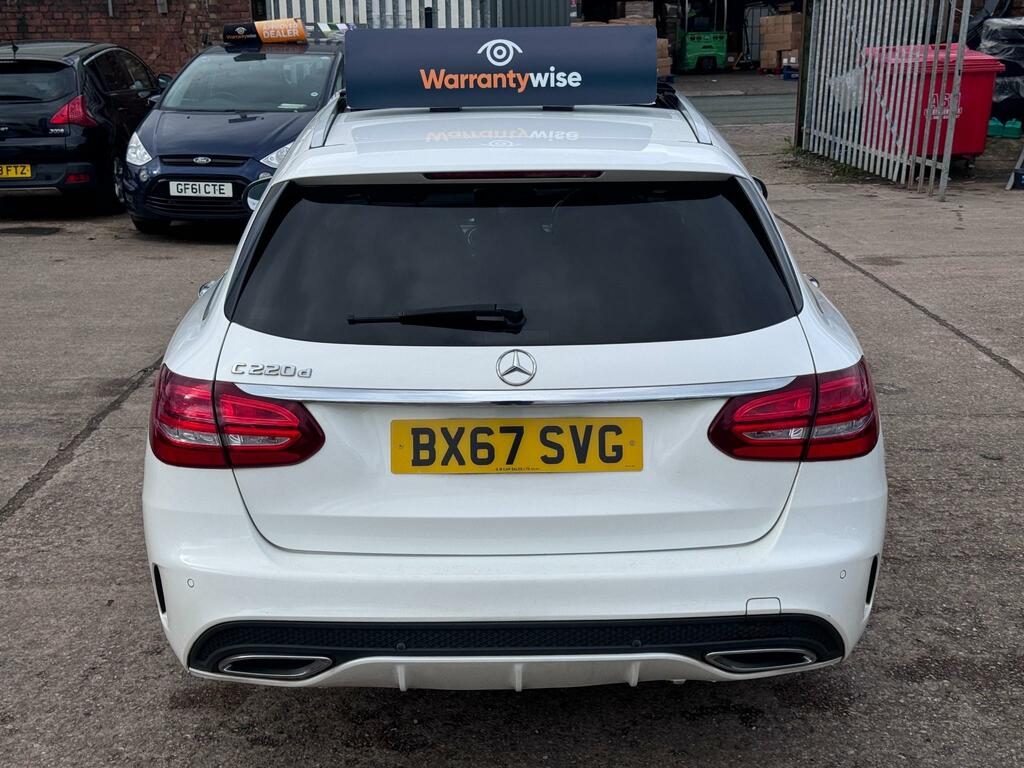 Mercedes-Benz C Class 2.1 C220d Amg Line Estate 9G-tronic Eu BX67SVG White #6