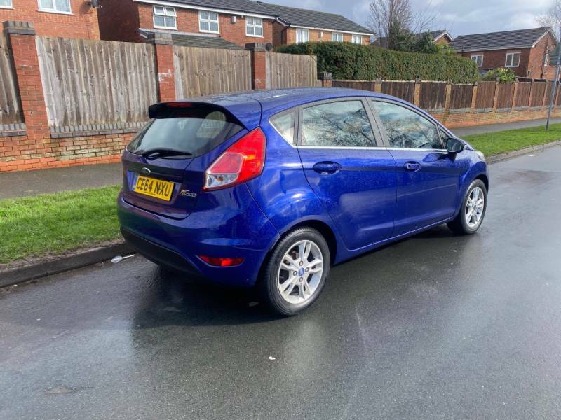 Ford Fiesta 1.5 Tdci Zetec - 2014 64 CE64NXU Blue #6