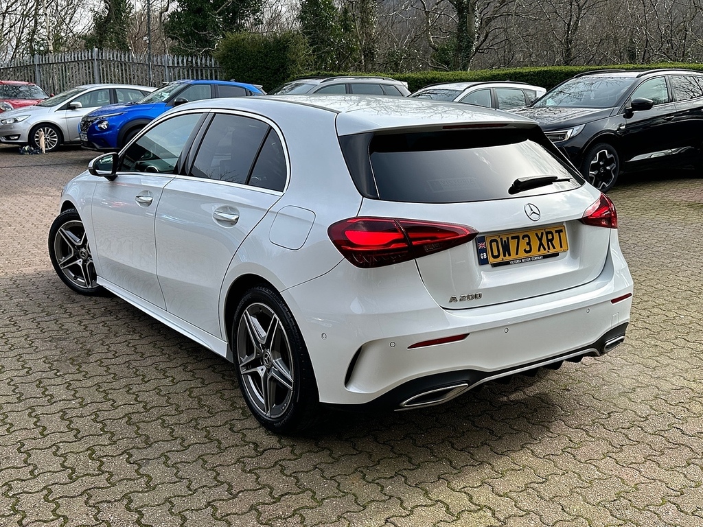 Mercedes-Benz A Class A200h Mhev Amg Line OW73XRT White #3