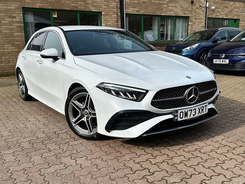 Mercedes-Benz A Class A200h Mhev Amg Line White