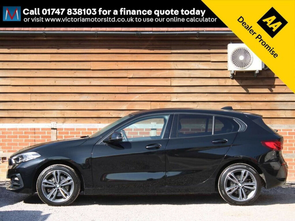BMW 1 Series 1.5 116D Sport Hatchback Black #2