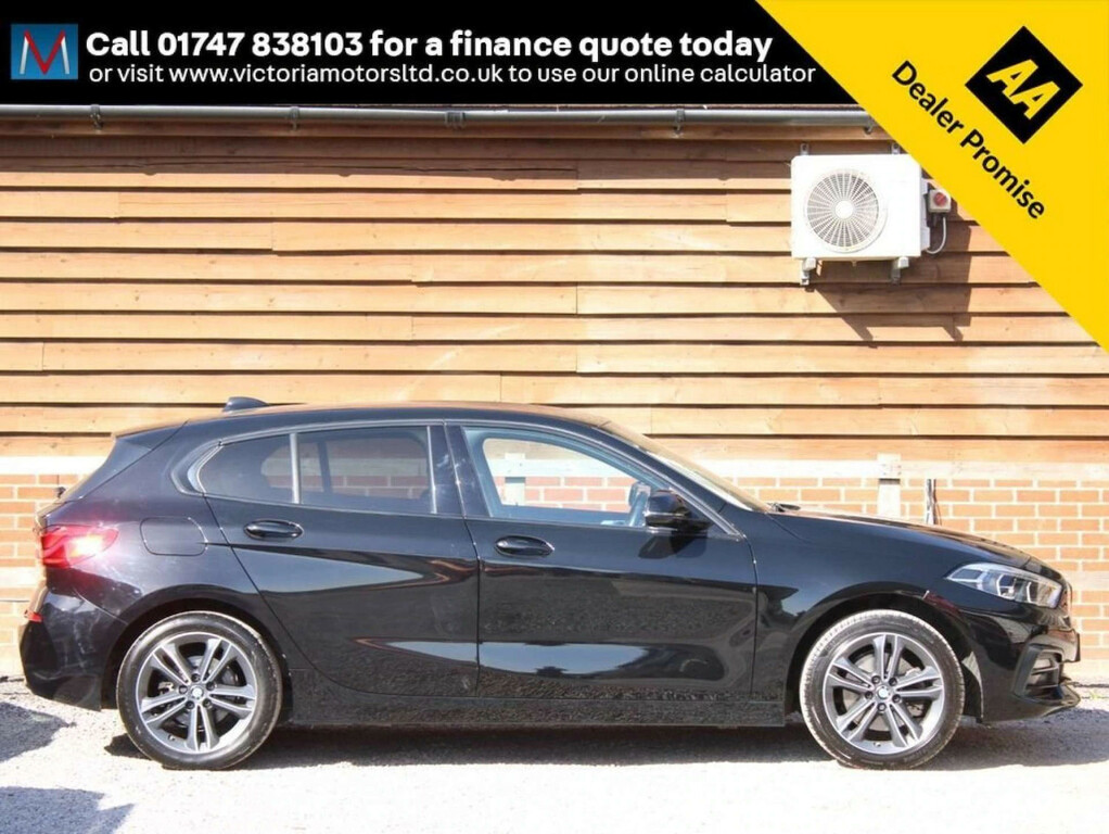 BMW 1 Series 1.5 116D Sport Hatchback Black #4