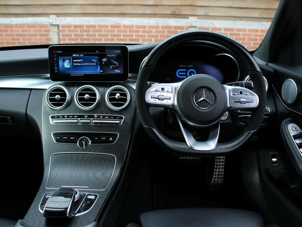 Mercedes-Benz C Class 2.0 C 300 Amg Line Night Edition Premium De White #6