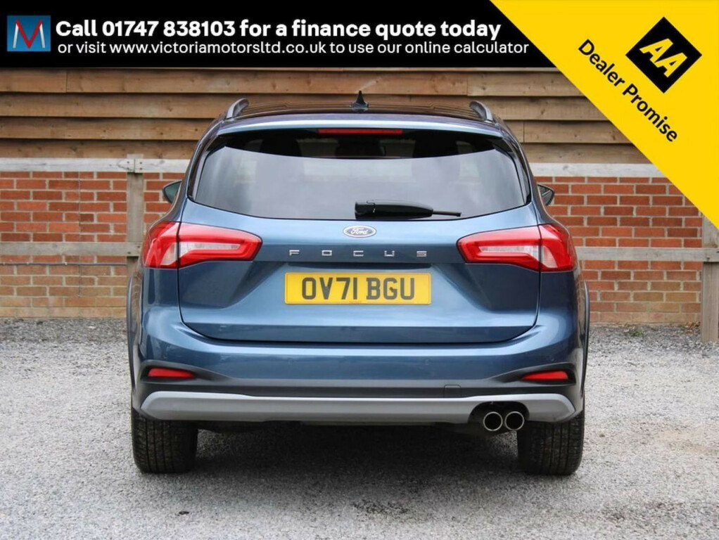 Ford Focus 1.5 Ecoblue Focus Active Estate Estate Manu OV71BGU Blue #3