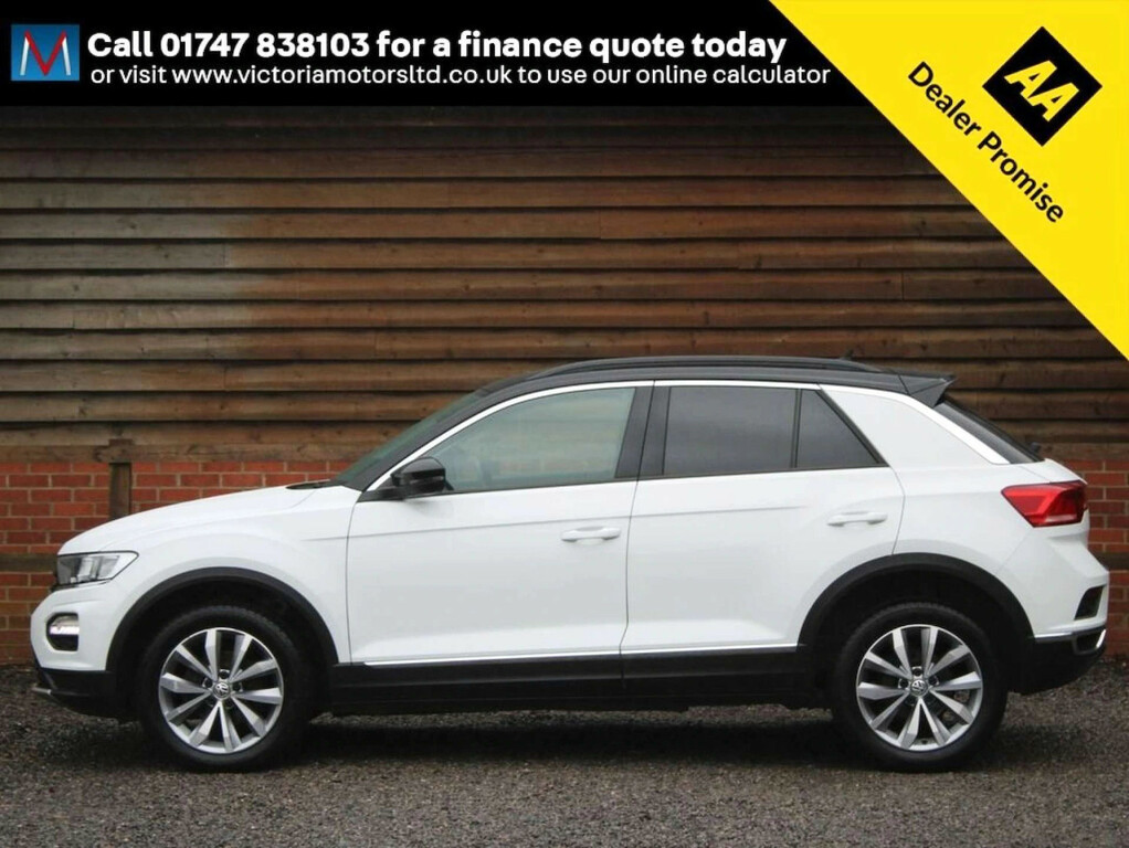 Volkswagen T-Roc 1.0 T-roc Design Tsi Suv White #2