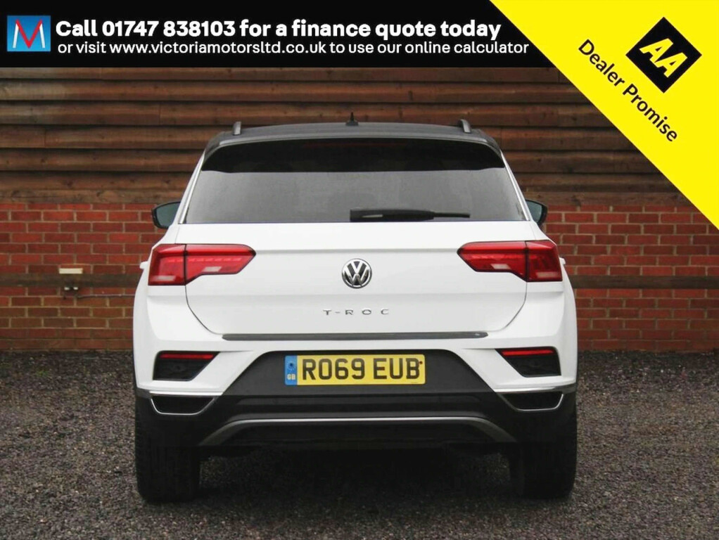 Volkswagen T-Roc 1.0 T-roc Design Tsi Suv White #3