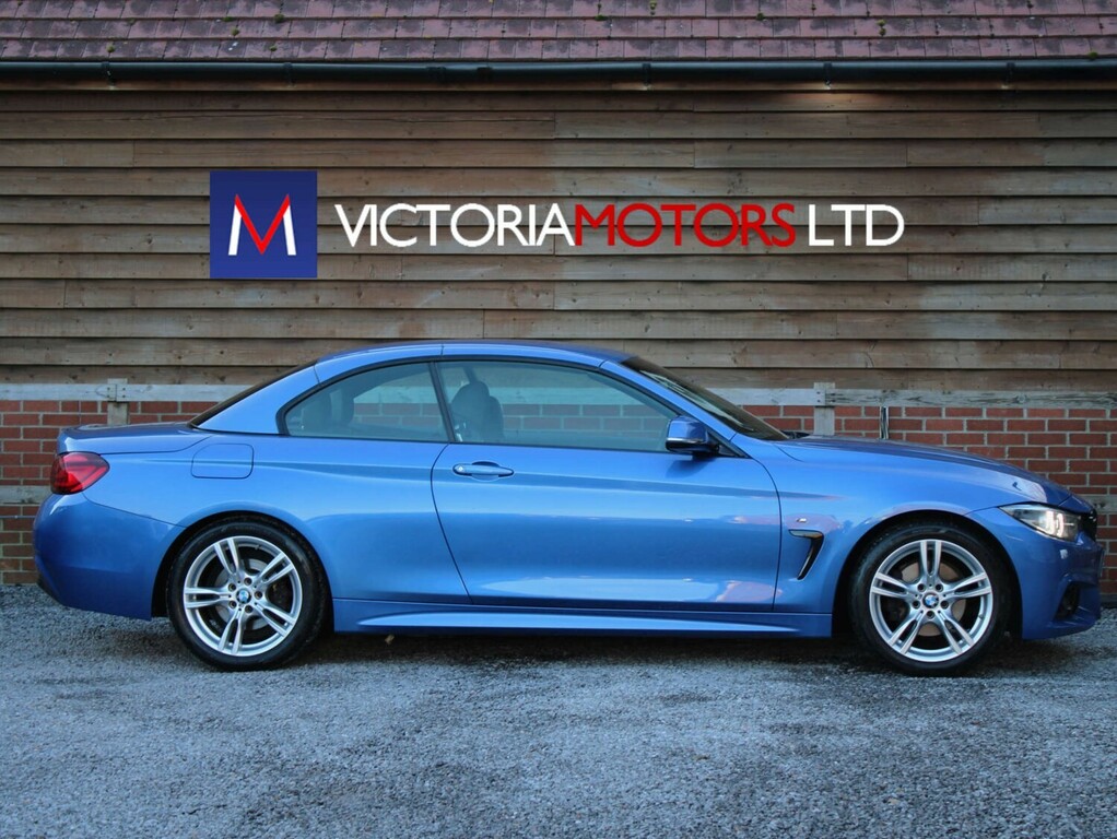 BMW 4 Series 2.0 420D M Sport Convertible Convertible Dies LD70WHG Blue #5