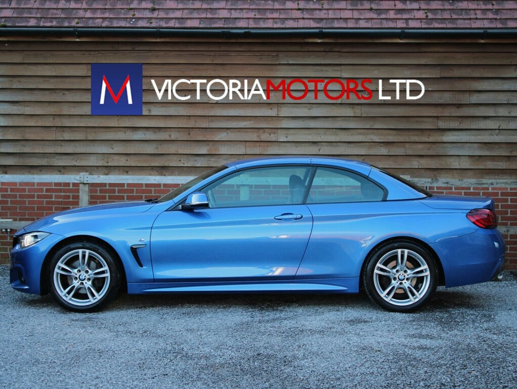 BMW 4 Series 2.0 420D M Sport Convertible Convertible Dies LD70WHG Blue #3