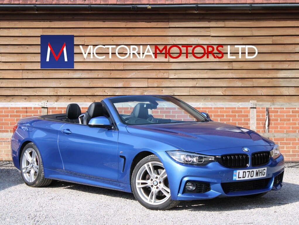 BMW 4 Series 2.0 420D M Sport Convertible Convertible Dies Blue