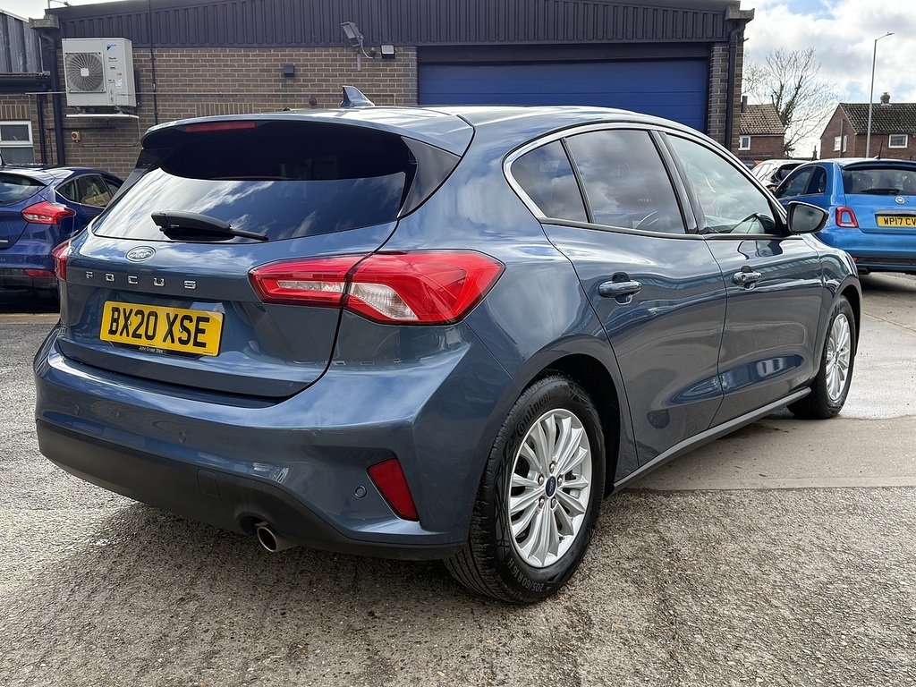 Ford Focus 1.0 Ecoboost Titanium U12074 Ulez BX20XSE Blue #2