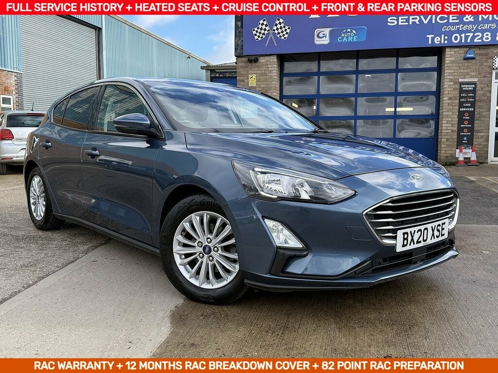 Ford Focus 1.0 Ecoboost Titanium U12074 Ulez Blue