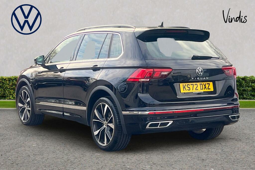 Volkswagen Tiguan Volkswagen Tiguan Estate 1.5 Tsi 150 R-line Ds KS72DXZ Black #3