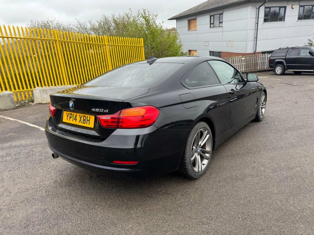 BMW 4 Series 2.0 420D Sport Euro 6 Ss YP14XBH Black #6