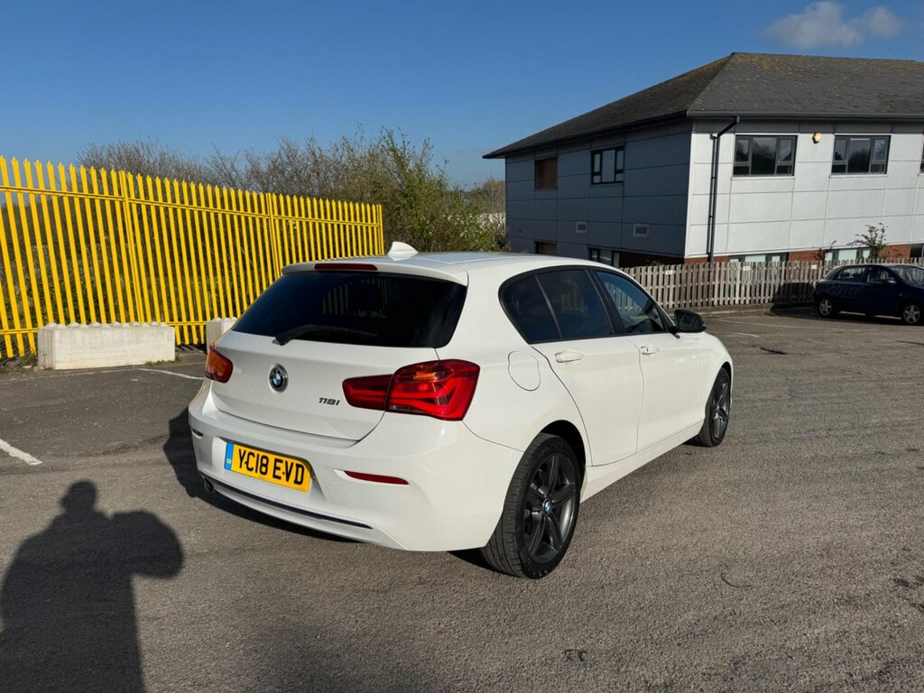 BMW 1 Series 1.5 118I Sport Euro 6 Ss YC18EVD White #5
