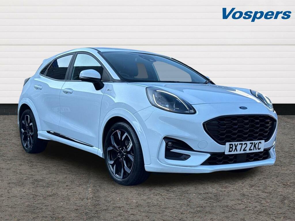 Ford Puma 1.0 Ecoboost Hybrid Mhev 155 St-line X White