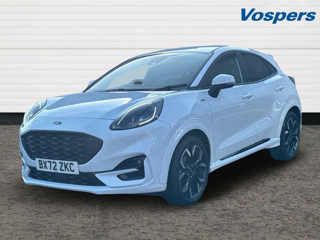 Ford Puma 1.0 Ecoboost Hybrid Mhev 155 St-line X BX72ZKC White #3