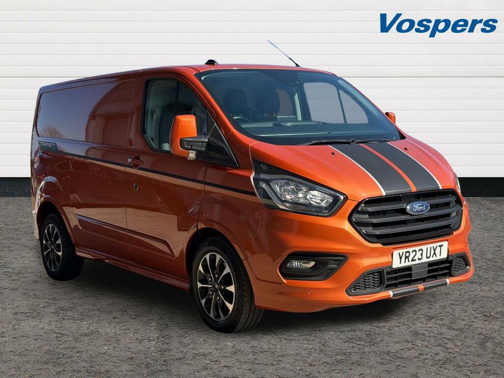 Ford Transit Custom 2.0 Ecoblue 170Ps Low Roof Sport Van Orange