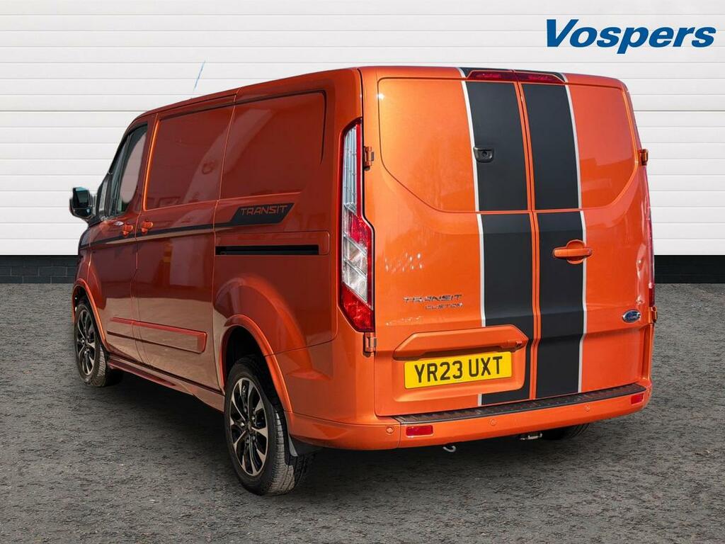 Ford Transit Custom 2.0 Ecoblue 170Ps Low Roof Sport Van YR23UXT Orange #5