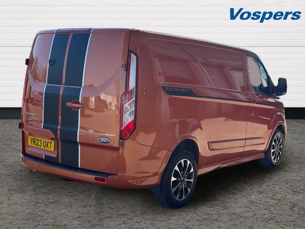 Ford Transit Custom 2.0 Ecoblue 170Ps Low Roof Sport Van YR23UXT Orange #3